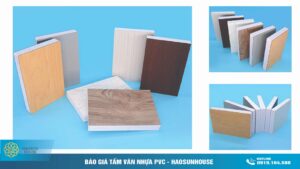 Báo giá Tấm Ván Nhựa PVC Haosun House