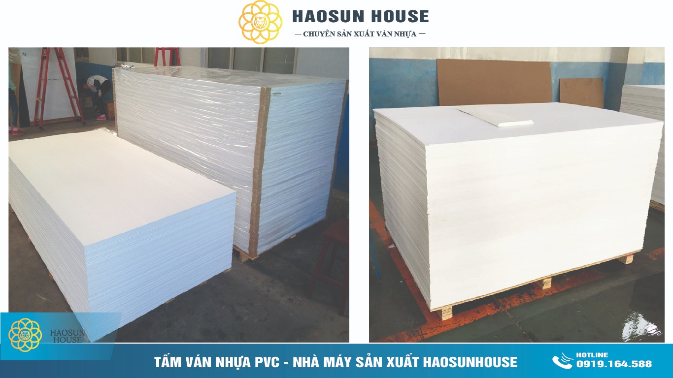 Tấm Nhựa PVC haosunhouse tiêu chuẩn
