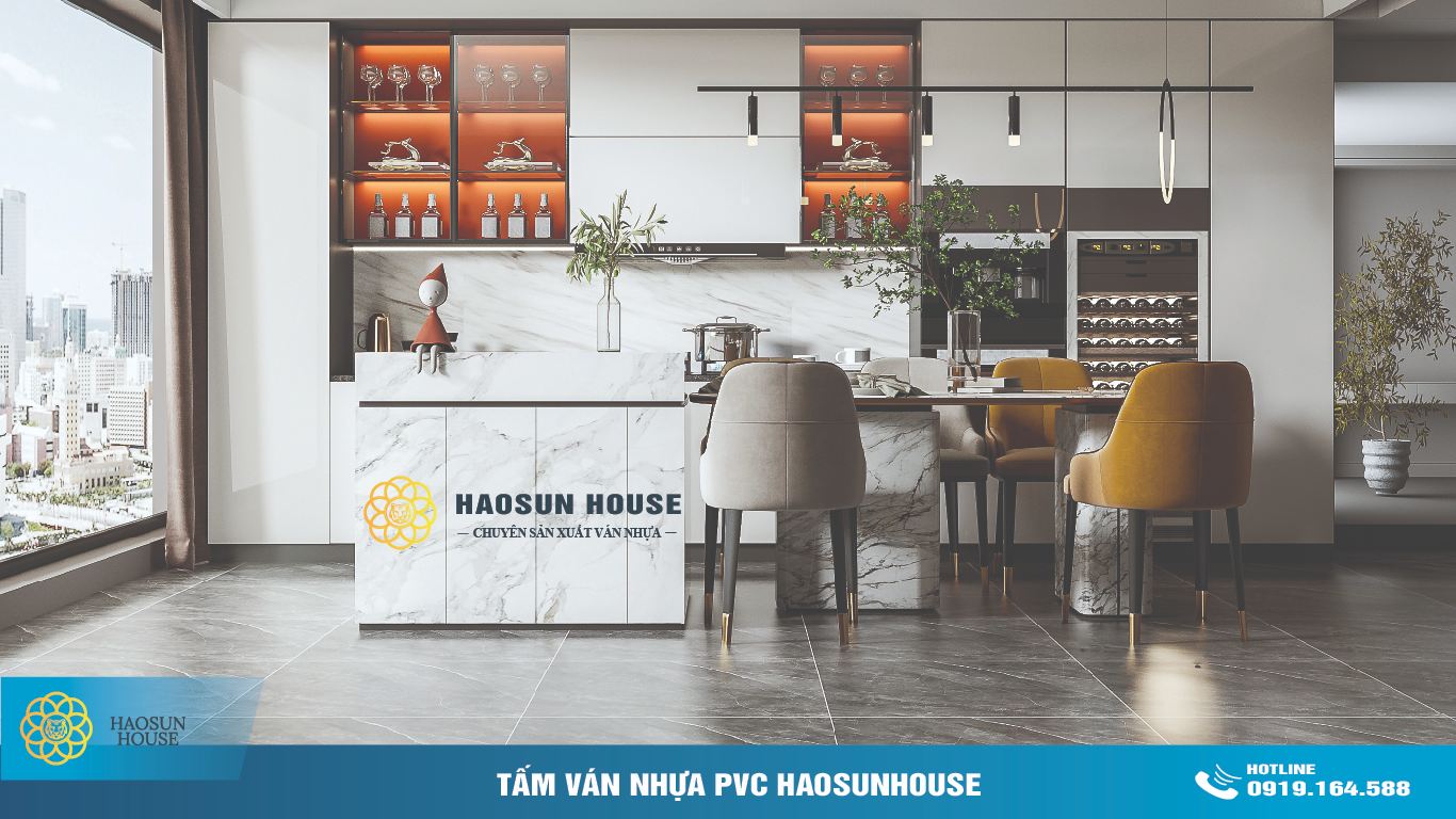 Ứng Dụng Tấm Nhựa Giả Đá Haosunhouse