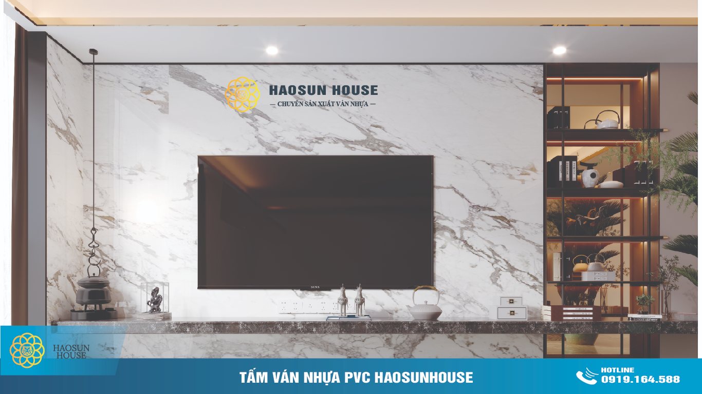 Ứng Dụng Tấm Nhựa Giả Đá Haosunhouse