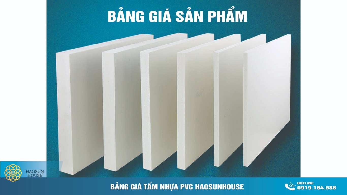 Bảng Giá Tấm Nhựa PVC Chịu Lực
