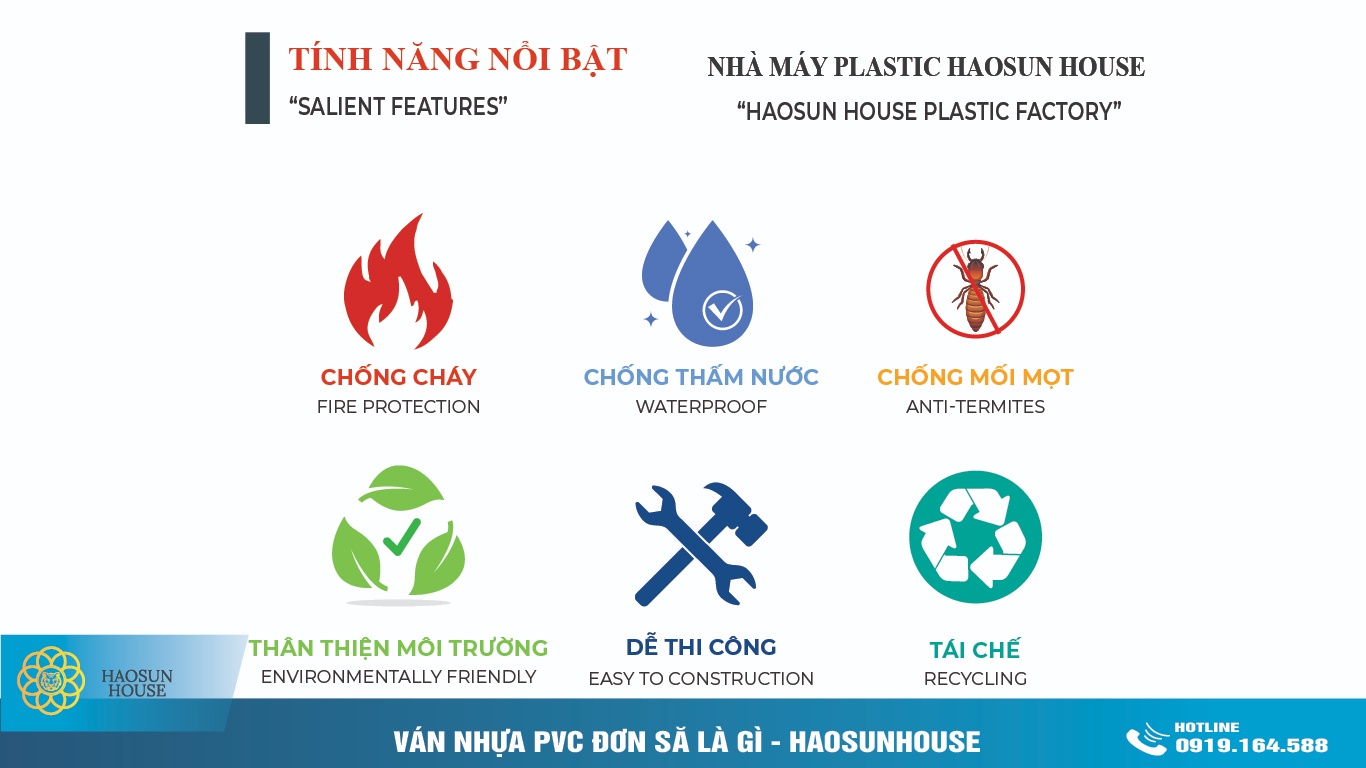 Định nghĩ Tấm Ván Nhựa PVC Đơn sắc