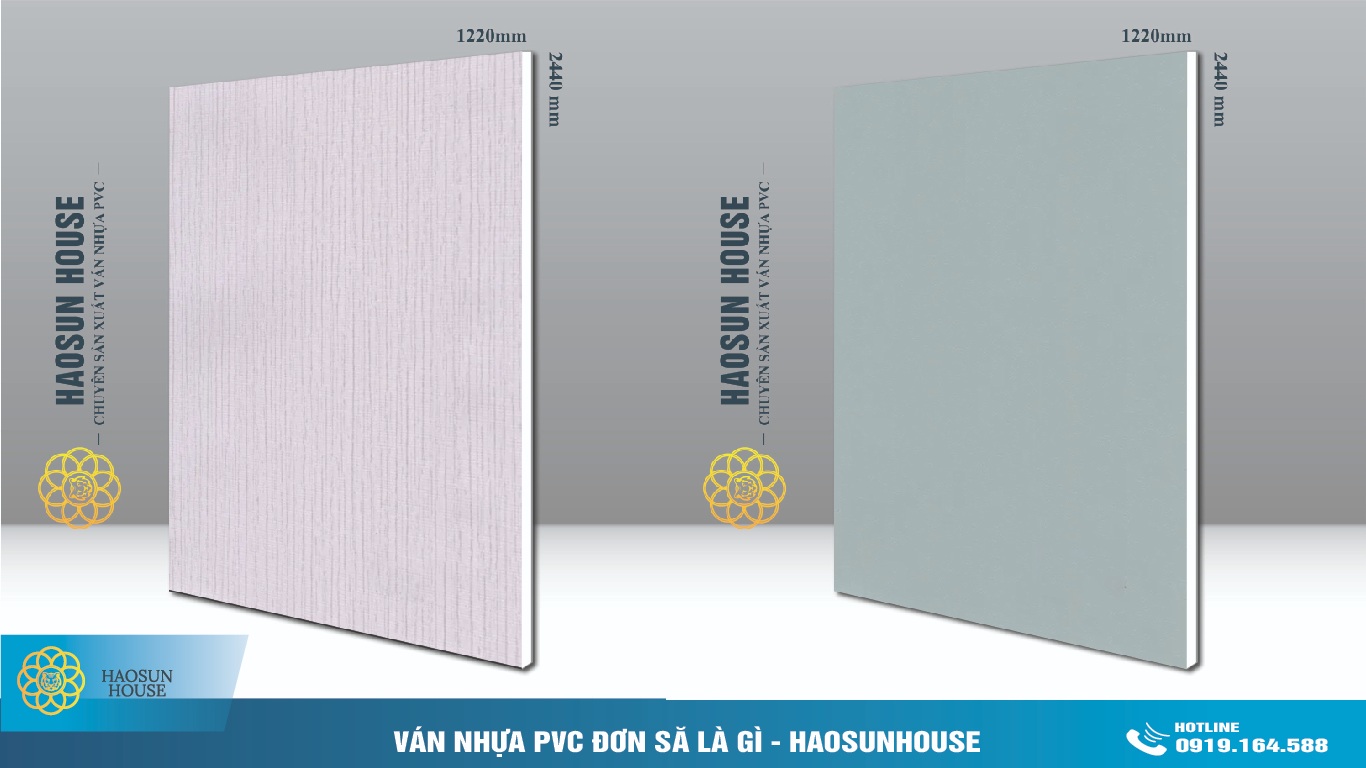 So sánh PVC vân vải pvc đơn sắc