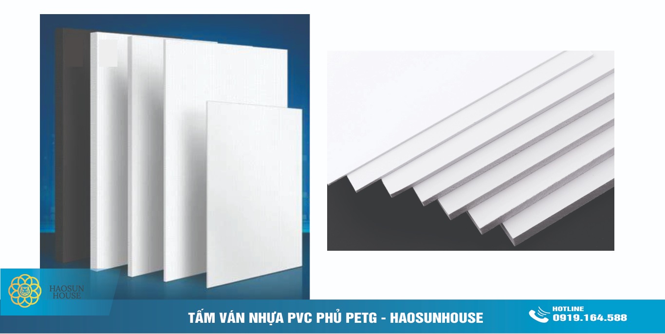 Tấm Nhựa PVC phủ Màng Petg haosunhouse