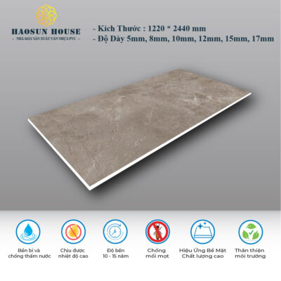 Tấm Nhựa PVC Vân Đá HS005 Haosunhouse