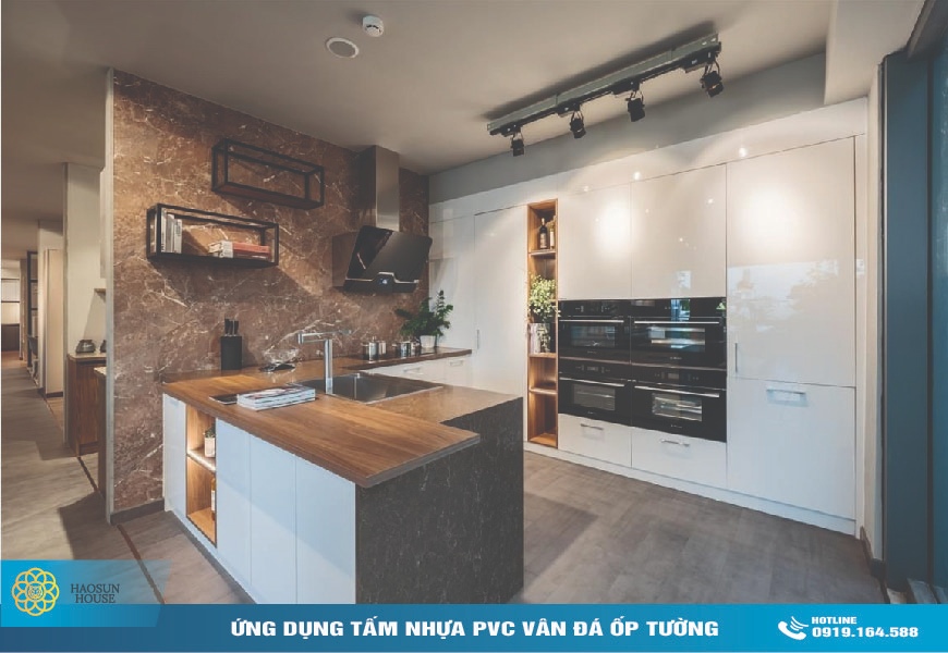 Tấm Nhựa PVC Vân Đá HS005 Haosunhouse