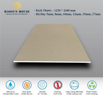 Tấm Nhựa PVC Vân Vải HS012 Haosunhouse