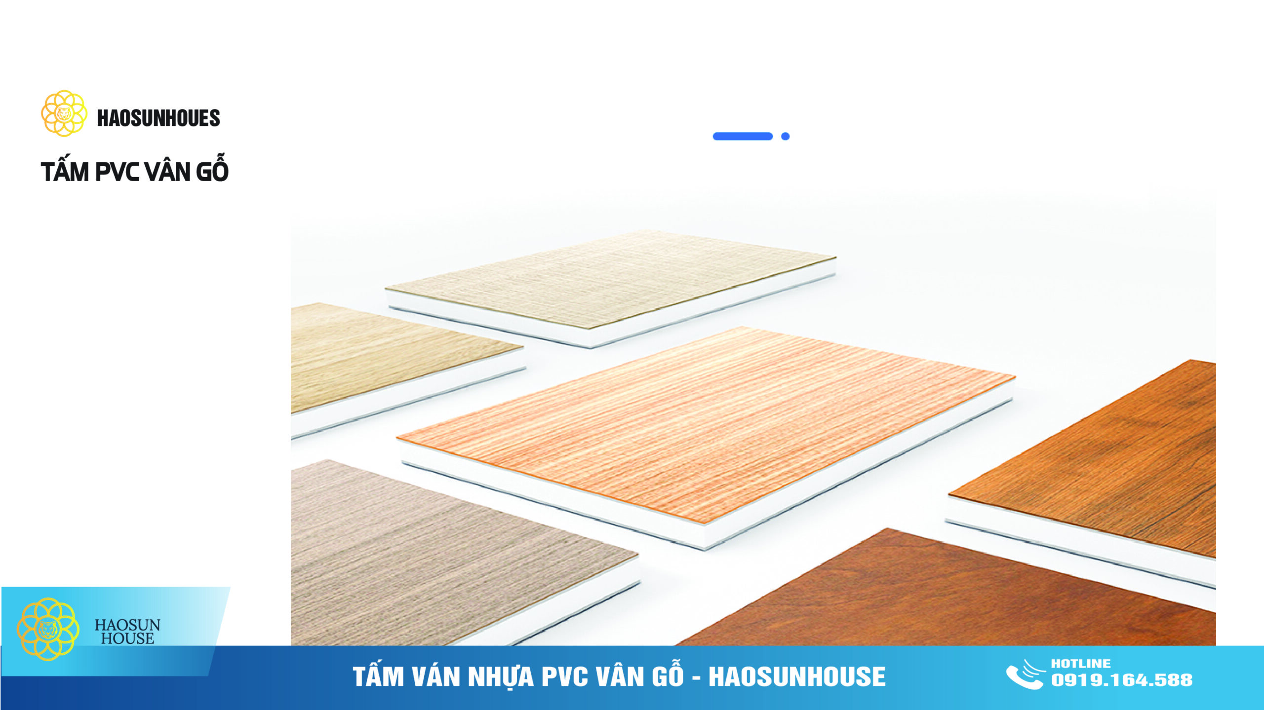 Tấm PVC giả gỗ ốp tường