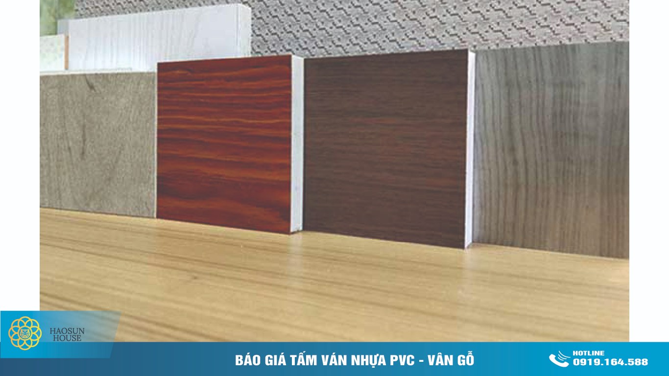 Tấm Ván PVC Vân gỗ Haosunhouse