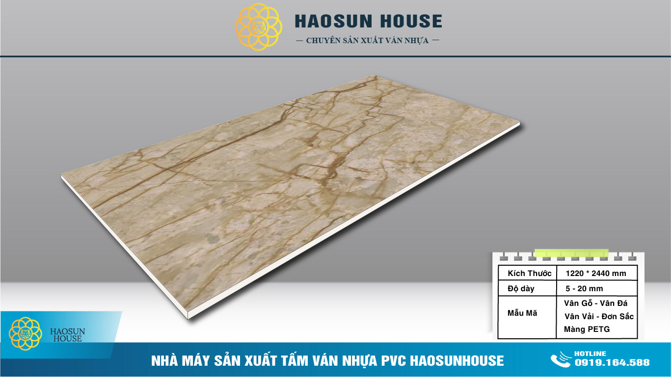 tấm ốp tường PVC giả đá