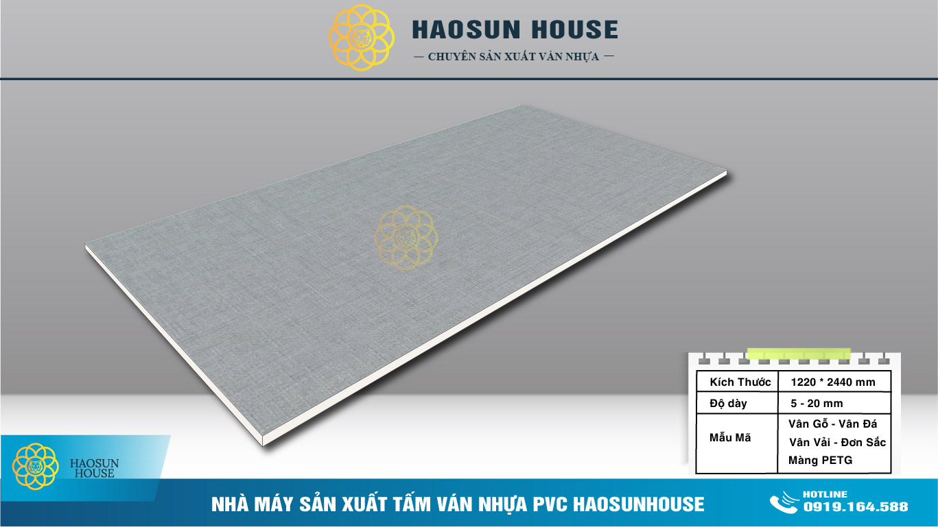 Tấm Nhựa PVC Giả vải