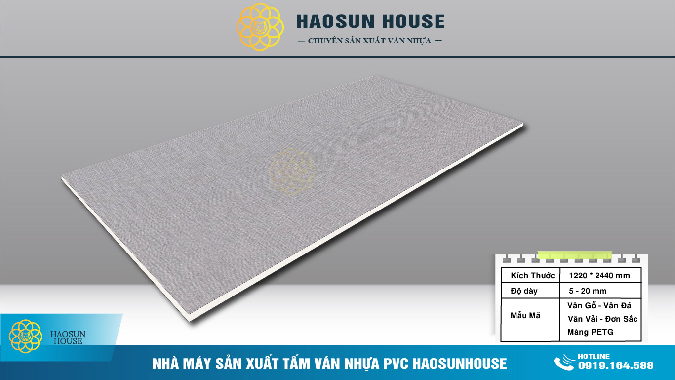 Tấm Nhưa PVC Giả Vải
