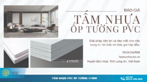 Tấm Nhựa PVC ốp tường 17mm