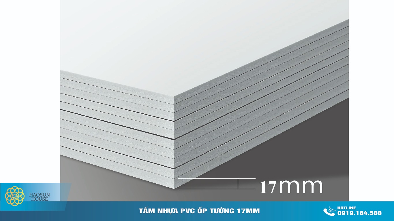 Tấm Nhựa PVC ốp tường 17mm