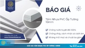 Báo giá Tấm Nhựa ốp tường PVC 10mm Haosunhouse