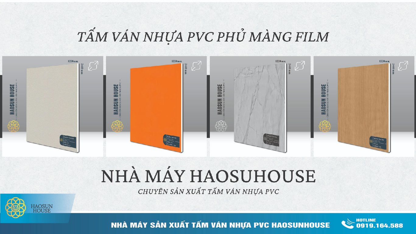 Nhà Máy Sản xuất Tấm Ván Nhựa PVC Haosunhouse