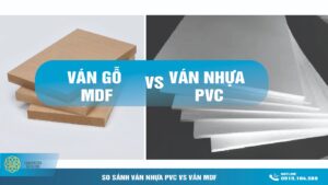 So sánh ván nhựa pvc vs ván mdf