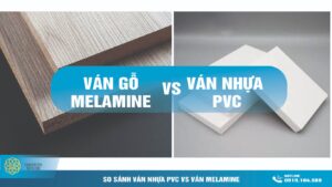 so sánh ván nhựa pvc và ván melamine