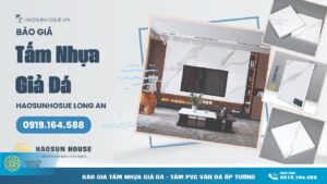 Tấm Nhựa Giả Đá ốp tường