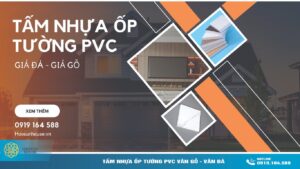Tấm Nhựa ốp Tường Giả đá Giả gỗ haosunhouse