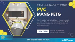Tấm Nhựa ốp tường phủ PETG
