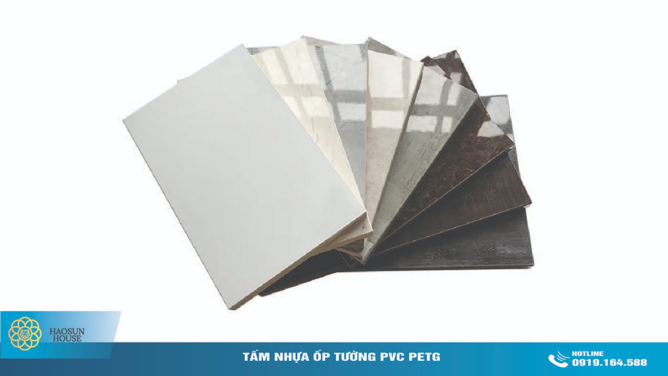 Tấm Nhựa ốp tường phủ PETG
