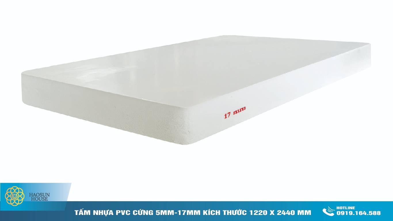 Tấm Nhựa PVC Cứng 17mm haosunhouse