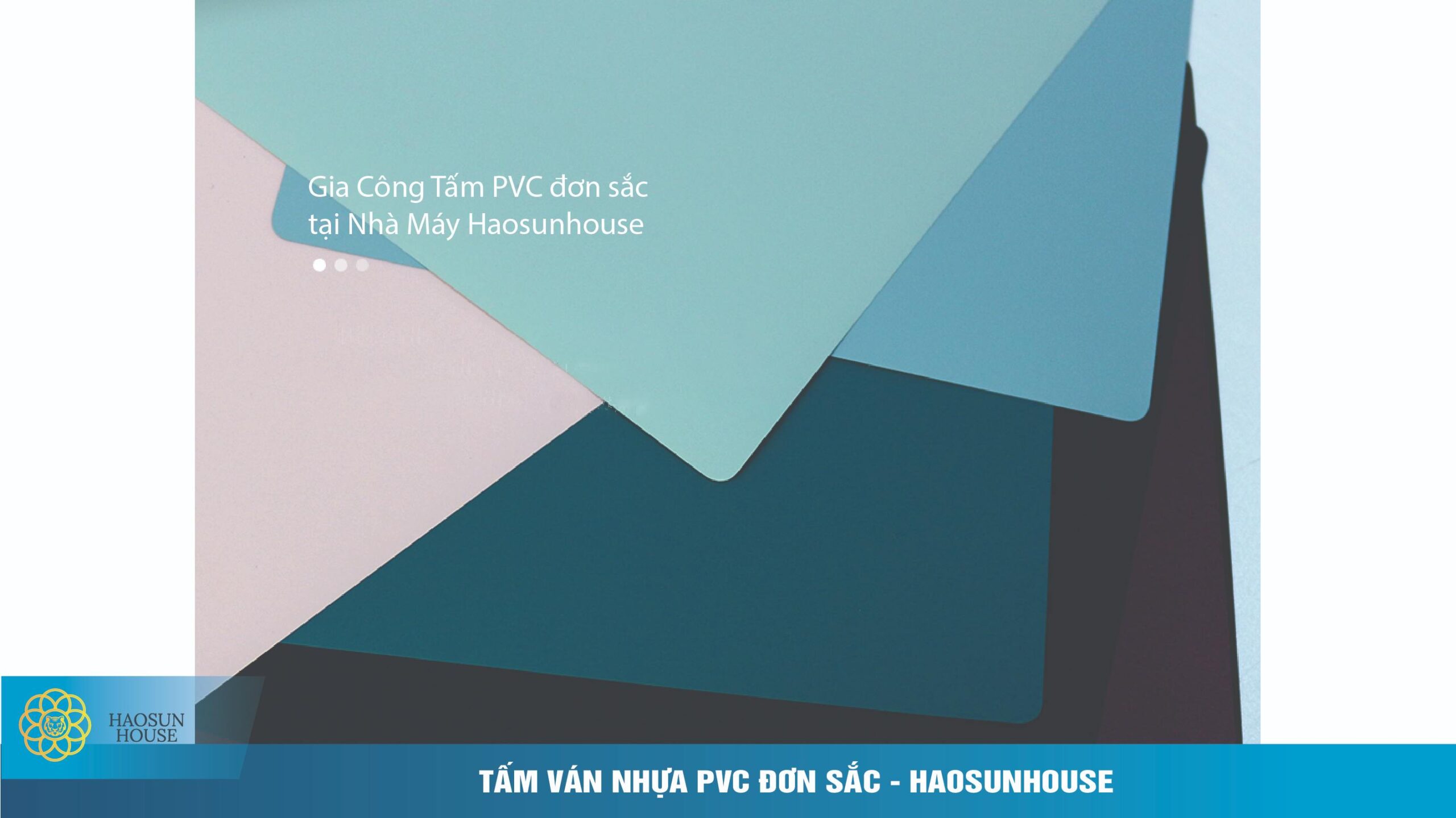 Tấm Nhựa PVC Đơn sắc haosunhouse