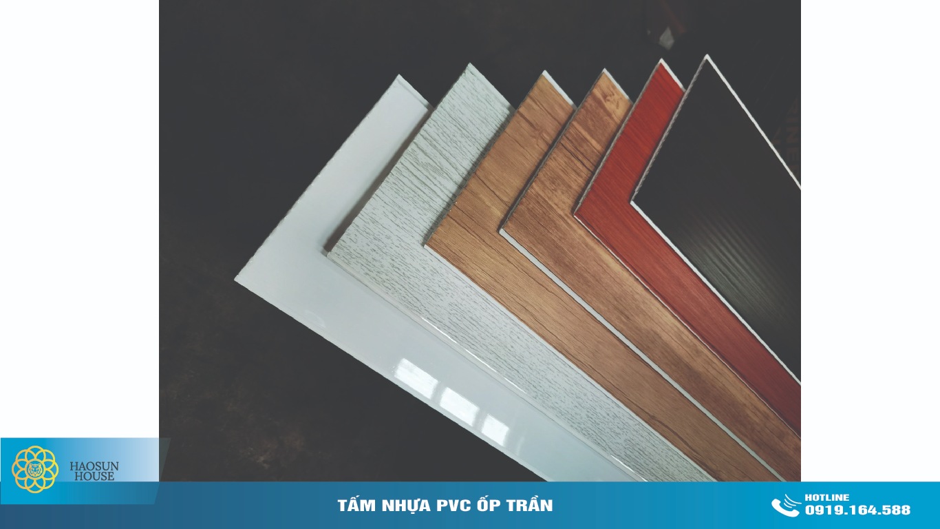 Tấm Nhựa PVC ốp Trần phổ biến