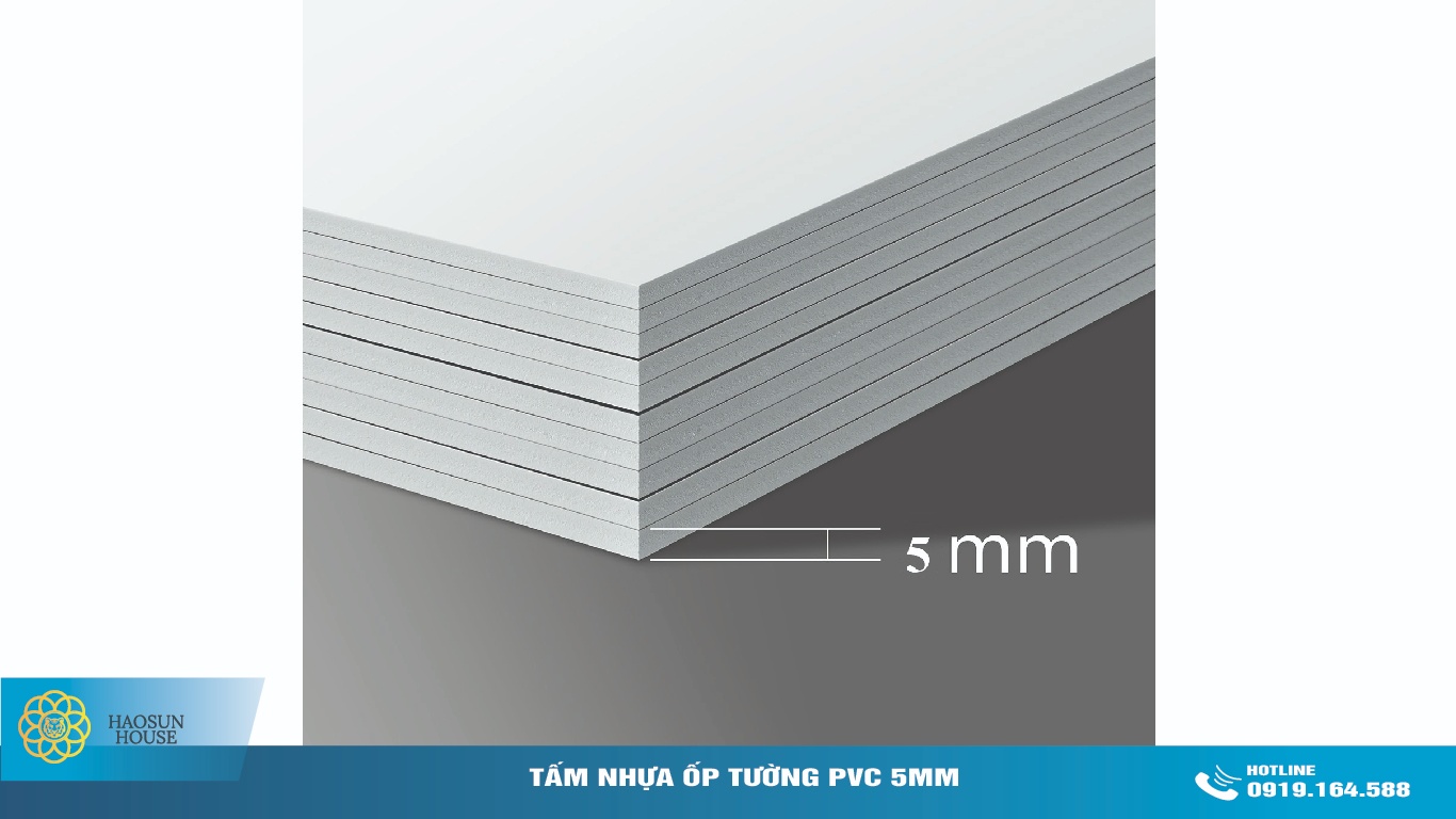 Tấm Nhựa PVC ốp tường 5mm