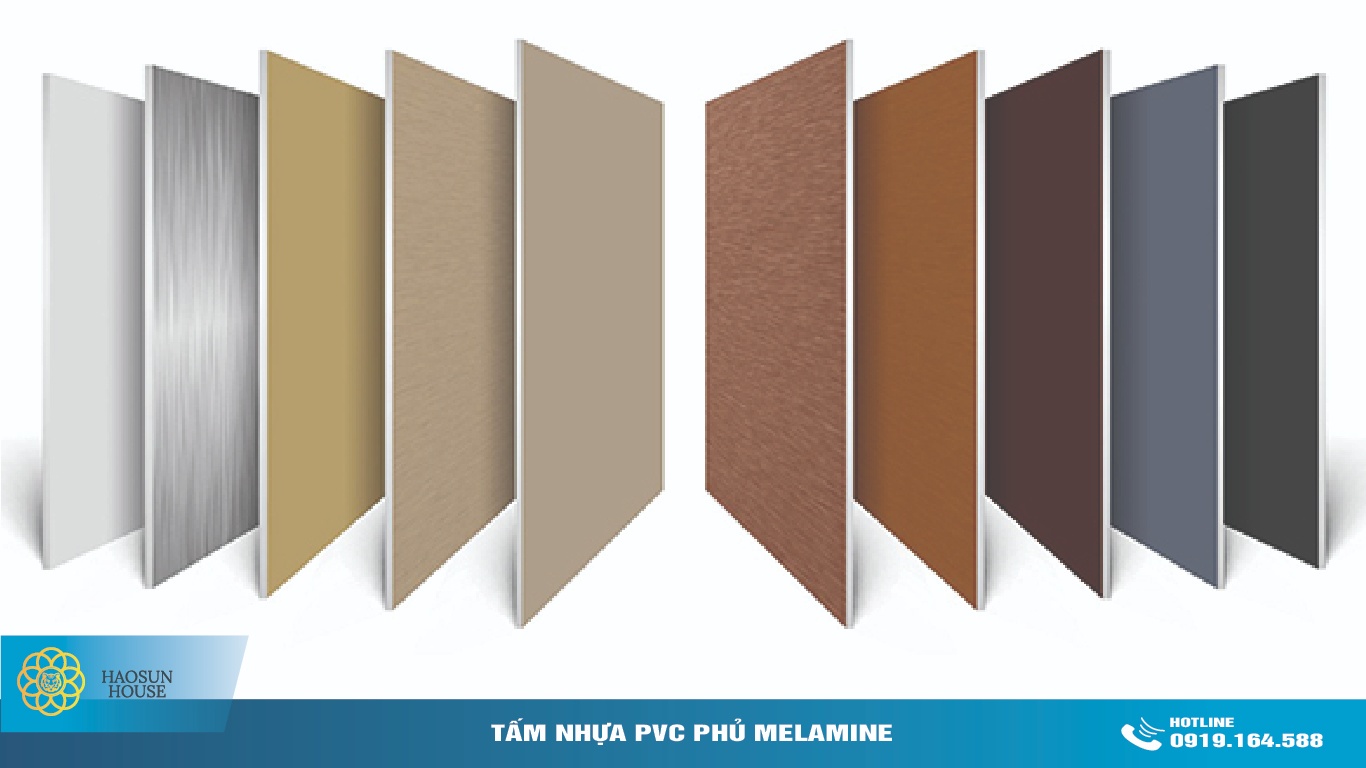 Tấm Nhựa PVC phủ Melamine Haosunhouse