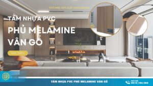 Tấm Nhựa pvc phủ melamine vân gỗ