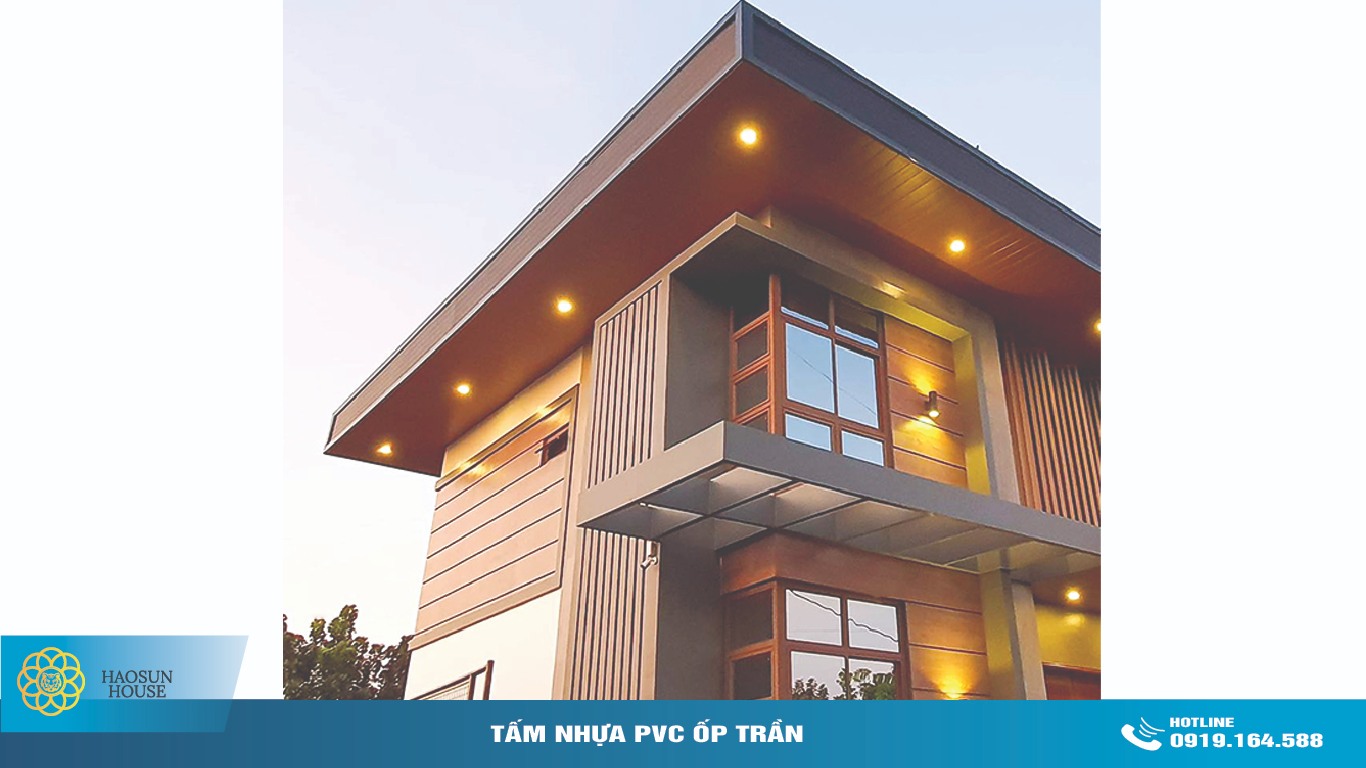 Tấm Trần PVC Ngoài Trời