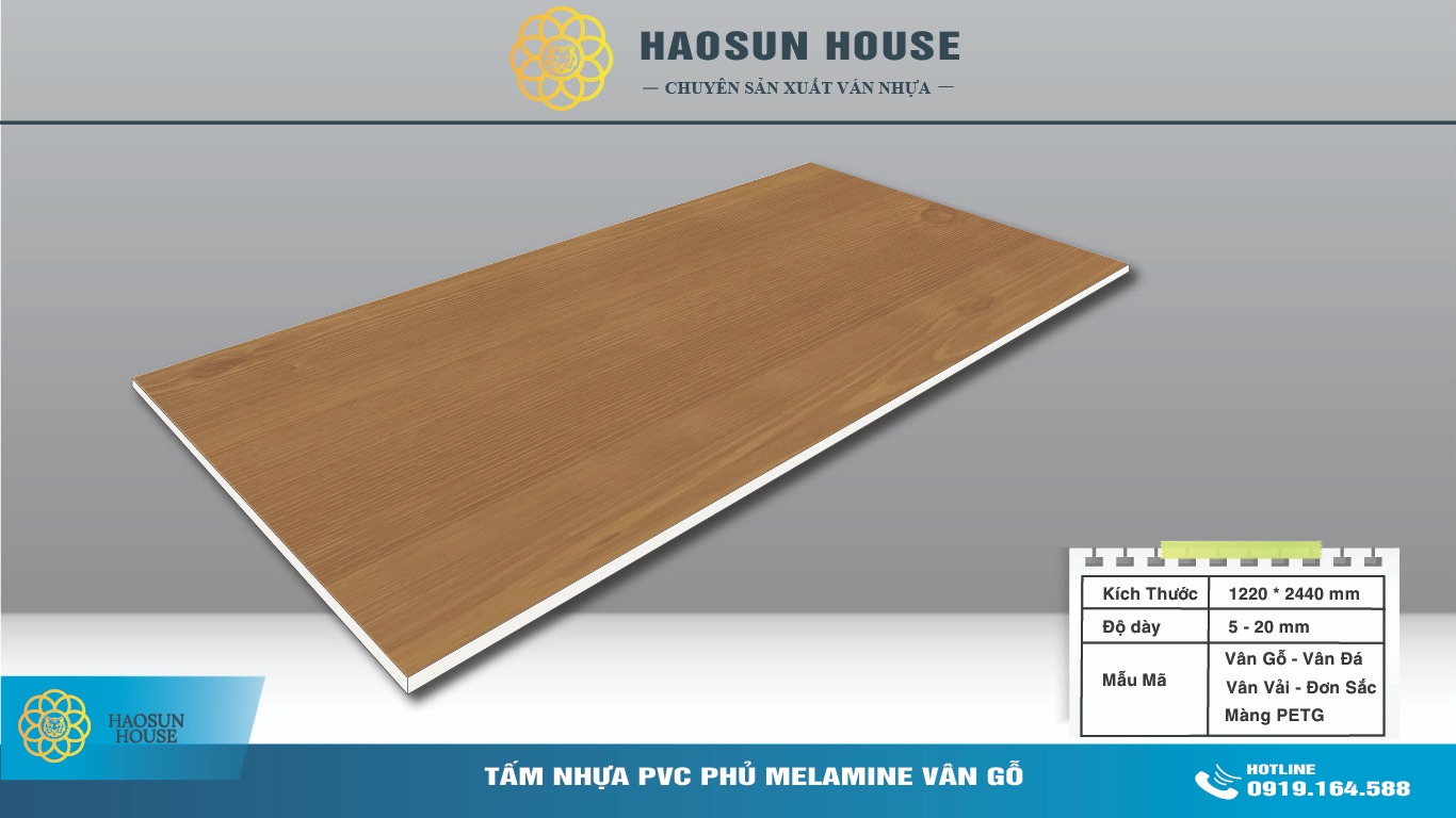 Tấm Nhựa PVC giả gỗ