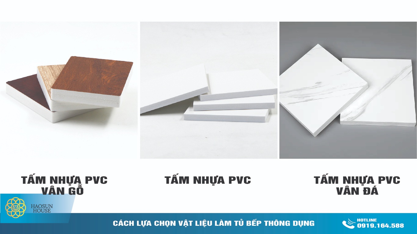 Tấm Ván Nhựa PVC Làm Tủ Bếp