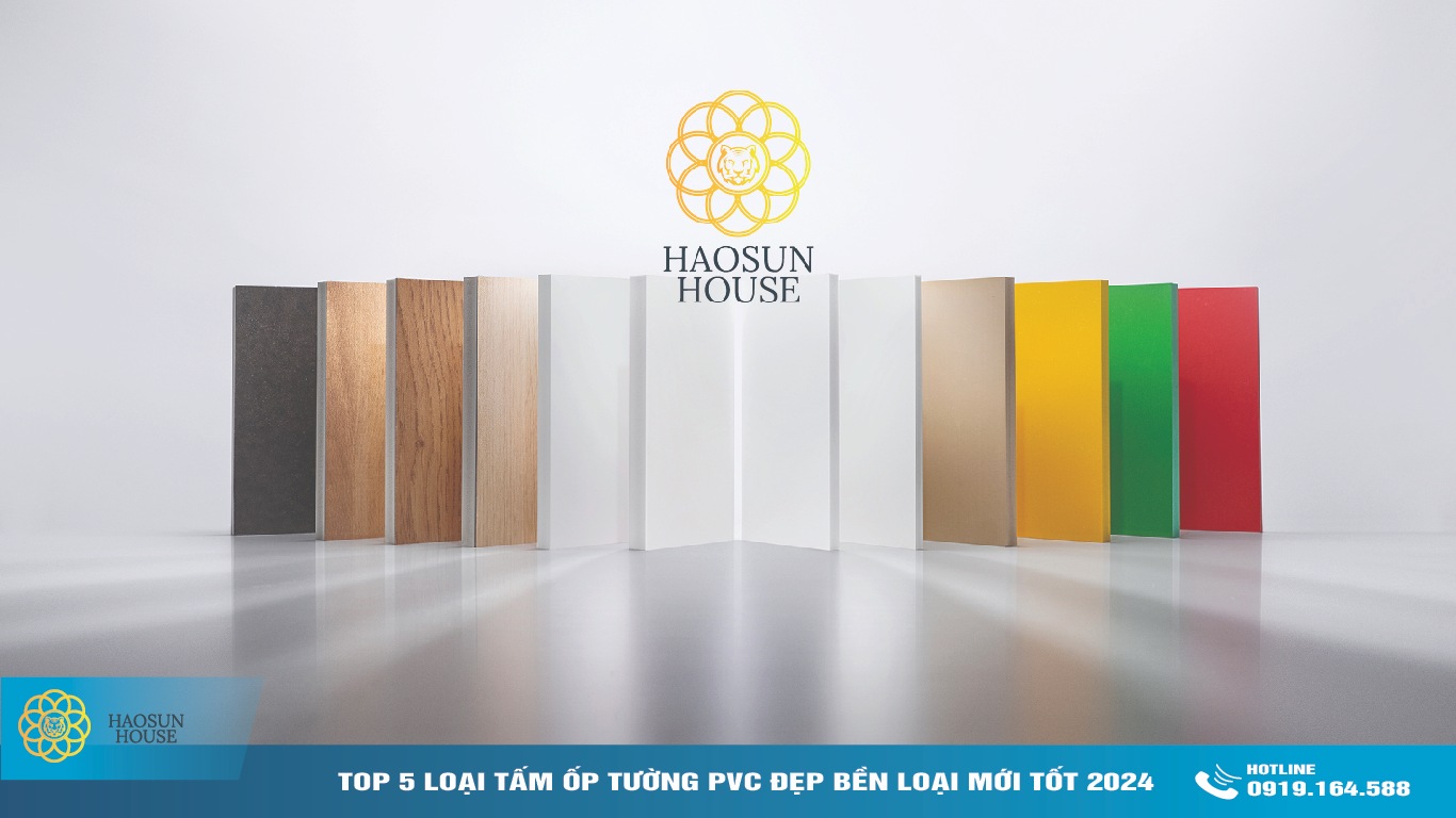 Tấm Ván Nhựa PVC nhà máy haosunhouse