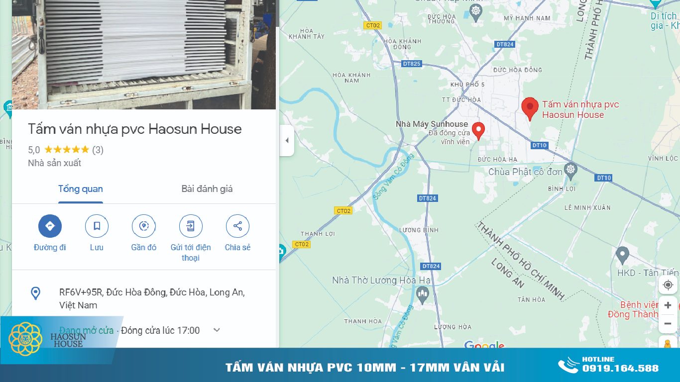 Nhà Máy Sản Xuất Tấm Ván Nhựa PVC Vân Vải 10mm vs 17mm