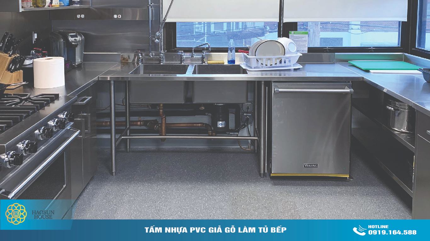 Tủ Bếp Làm từ Nhôm