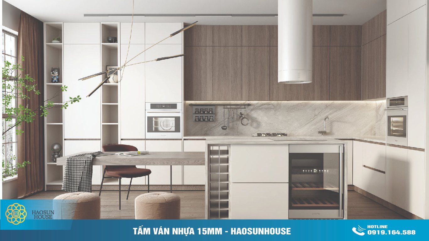 Ứng dụng tấm nhựa pvc 15mm haosunhouse