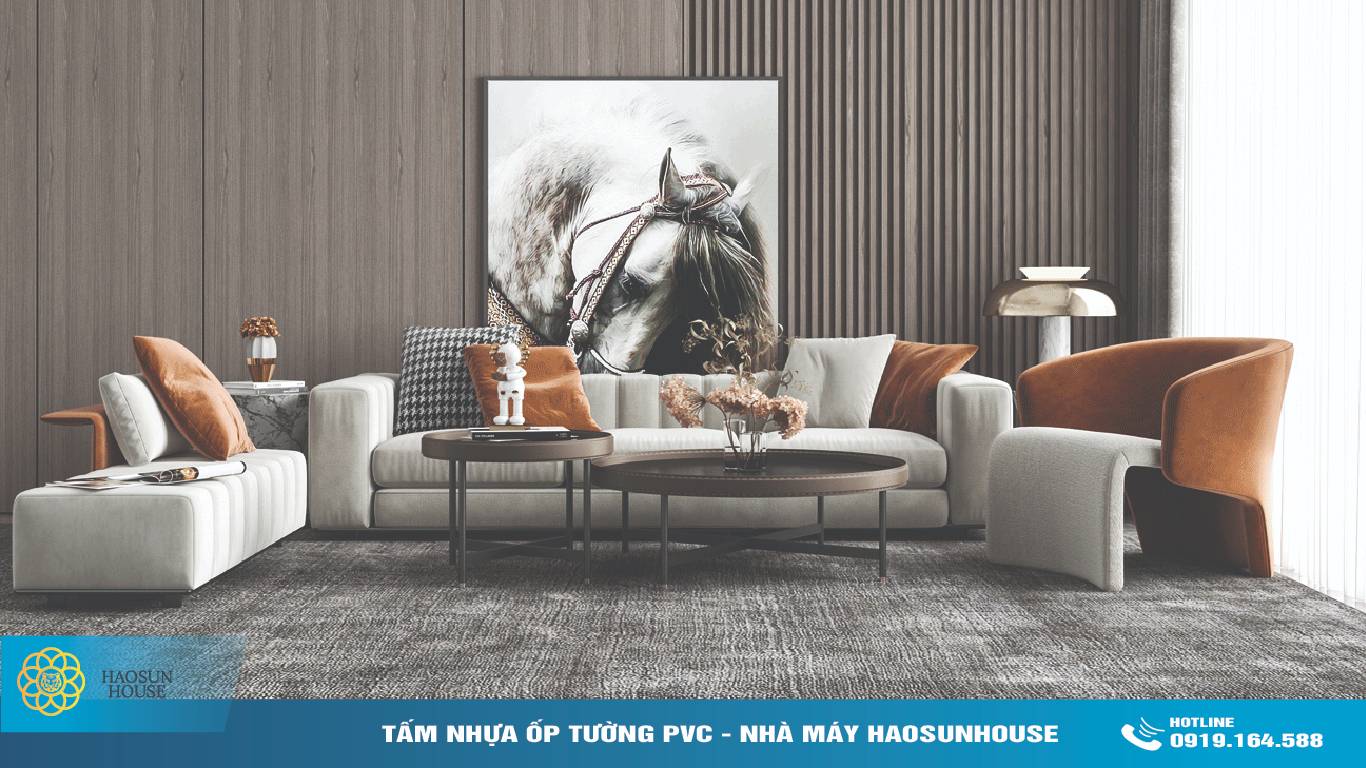 Ứng dụng Tấm ốp Tường PVC Haosunhouse