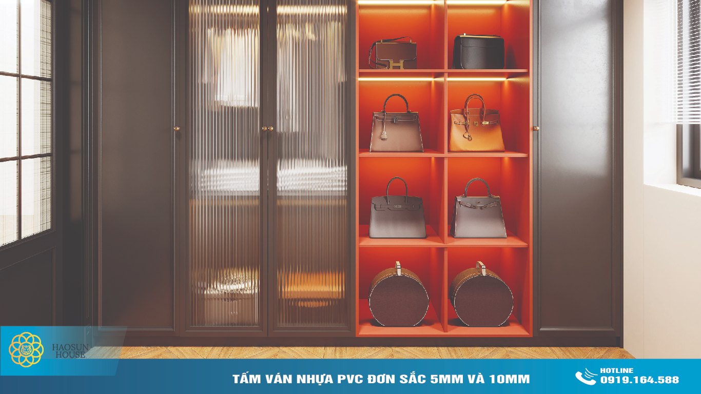 Ứng dụng Tấm Ván Nhựa PVC đơn sắc
