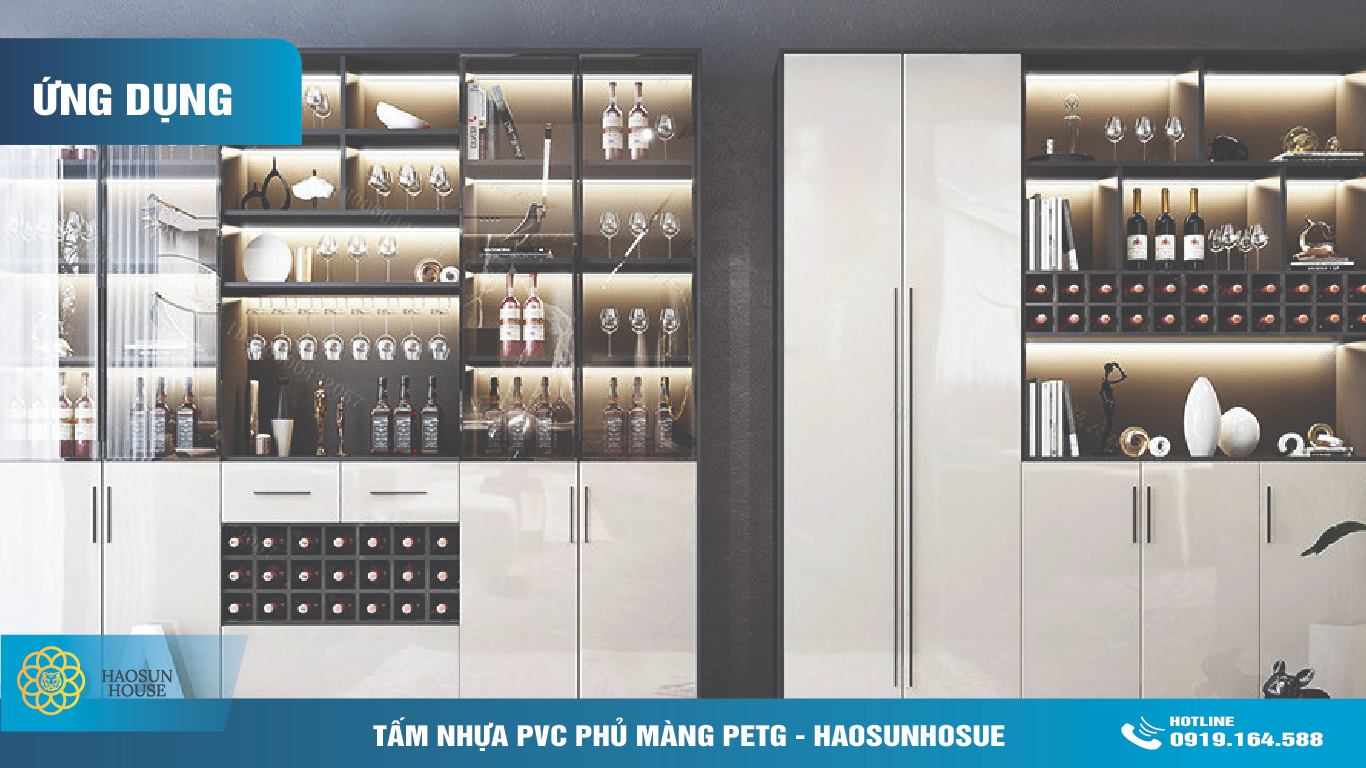 Ứng Dụng tấm ván nhựa PVC Petg