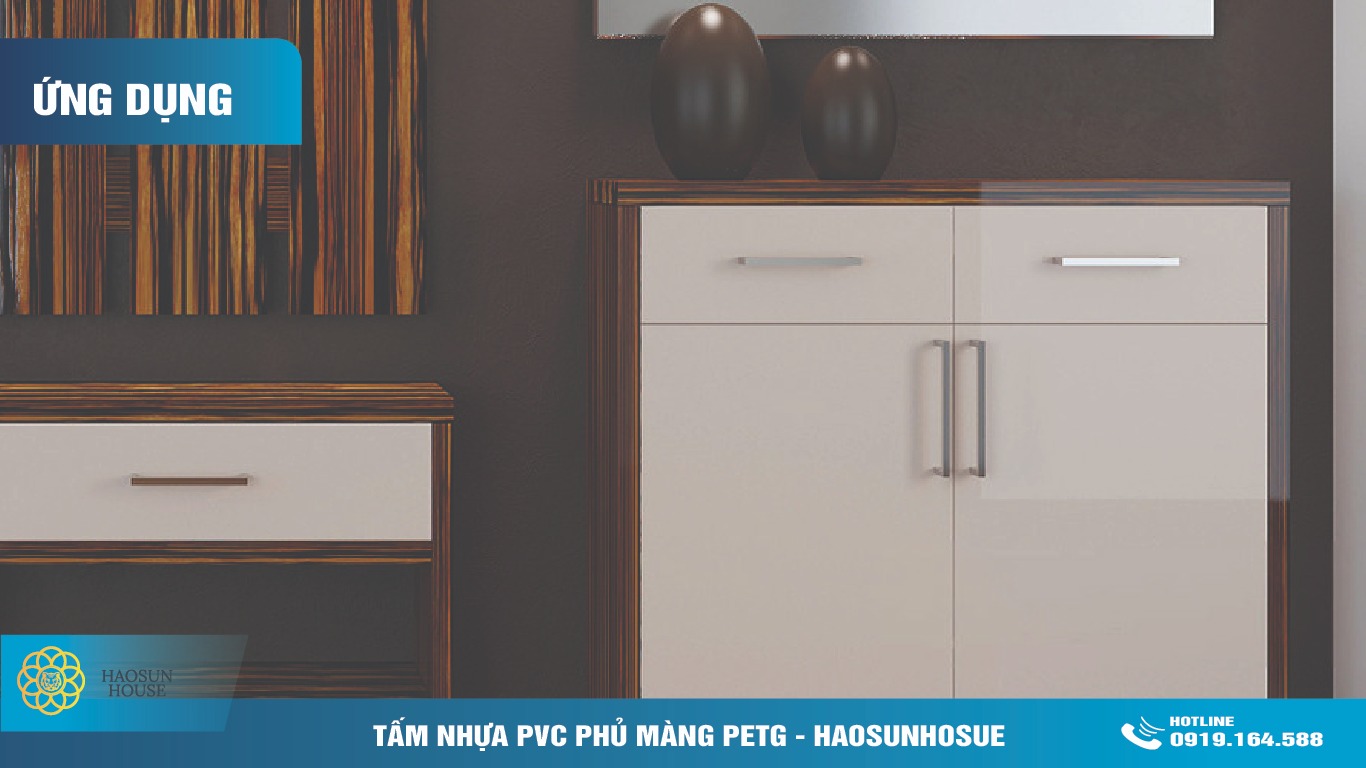 Ứng Dụng tấm ván nhựa PVC Petg