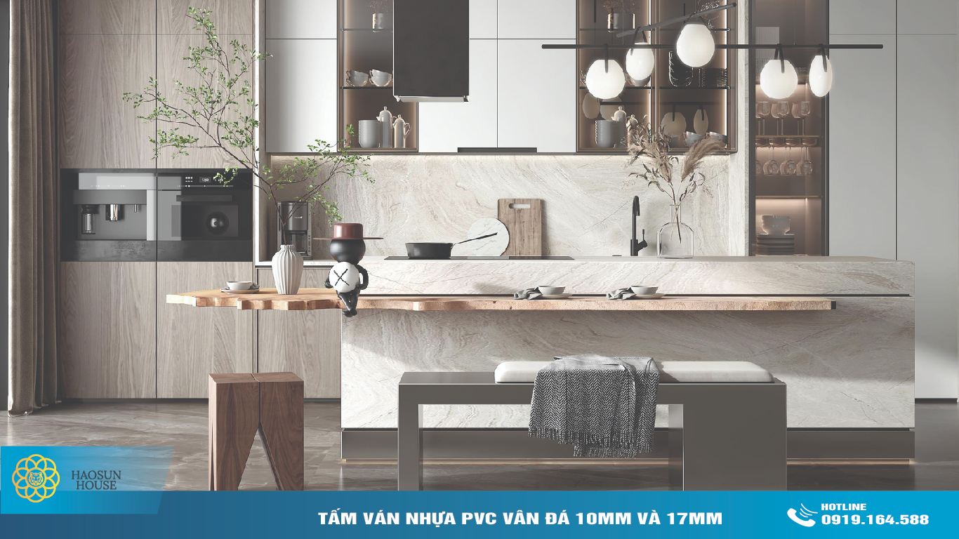 Ứng dụng Tấm Ván Nhựa PVC Vân Đá