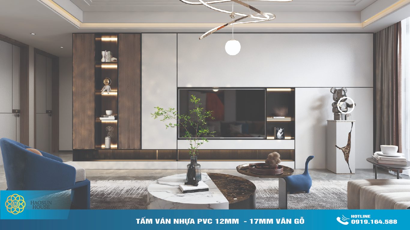 Ứng dụng tấm ván nhựa pvc vân gỗ 12mm