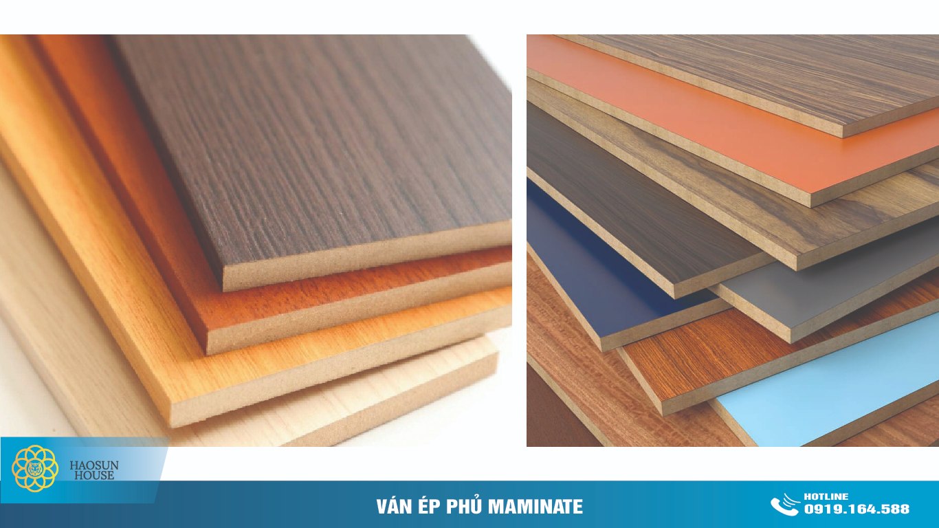Ván ép phủ melamine
