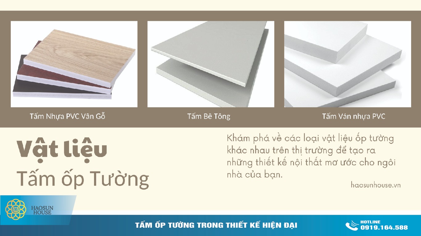 Vật Liệu tấm ốp tường
