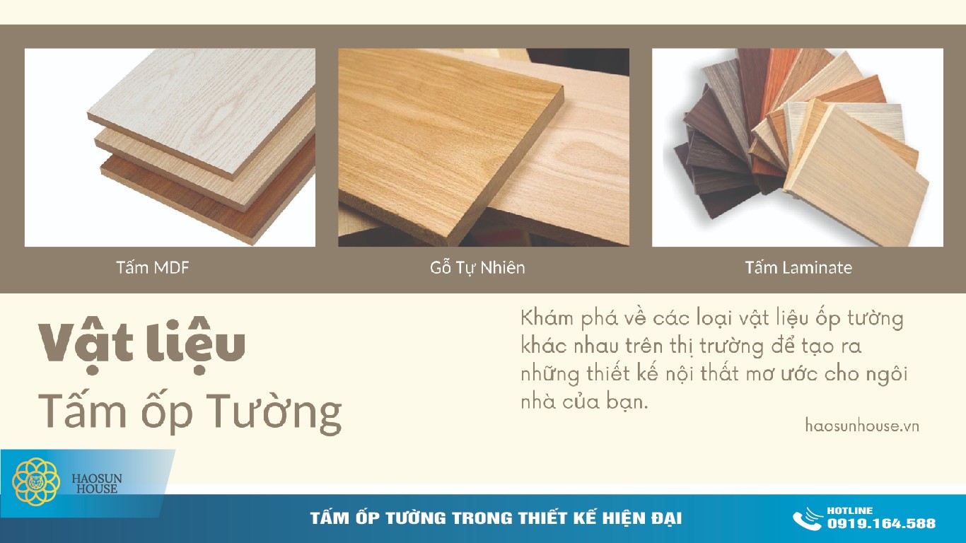 Vật Liệu tấm ốp tường