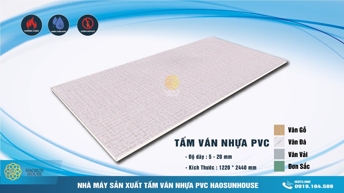 Tấm Nhựa PVC giả vải