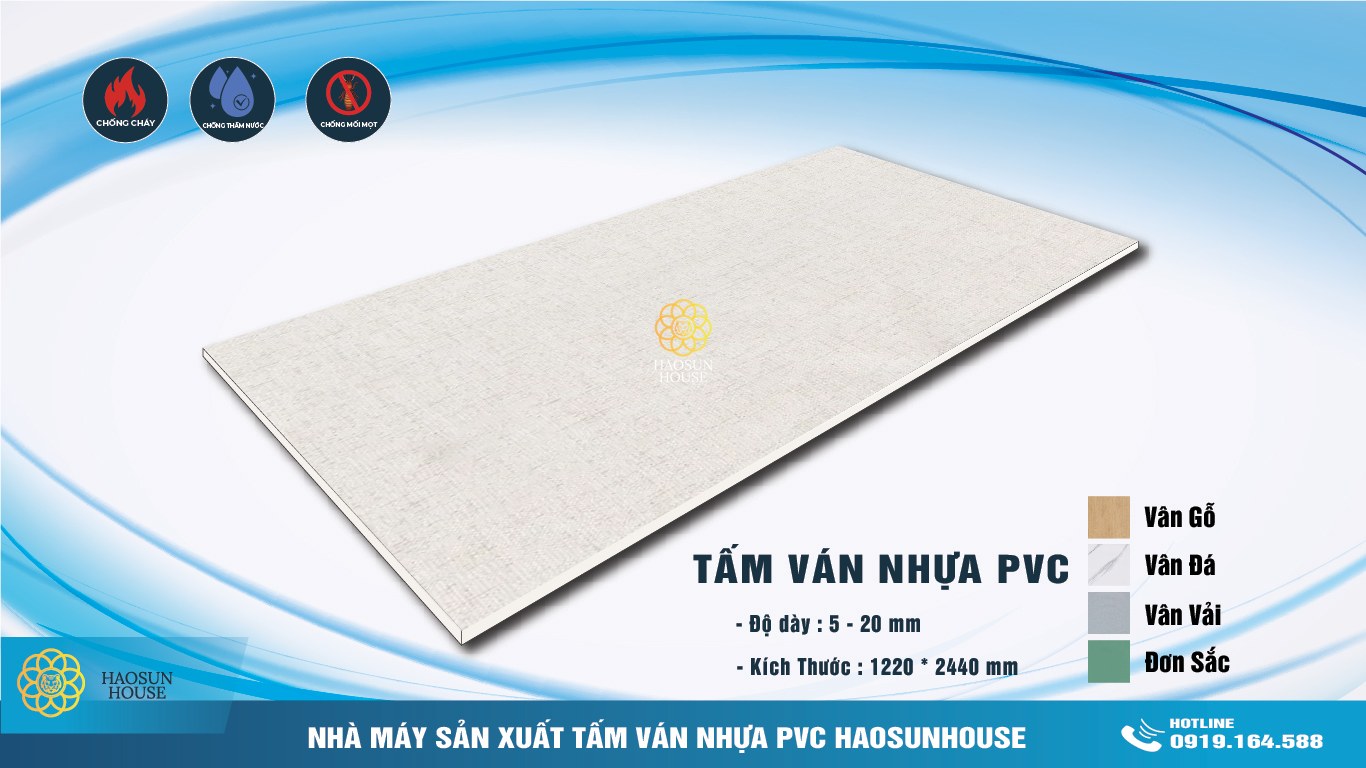 Tấm Nhựa PVC giả vải